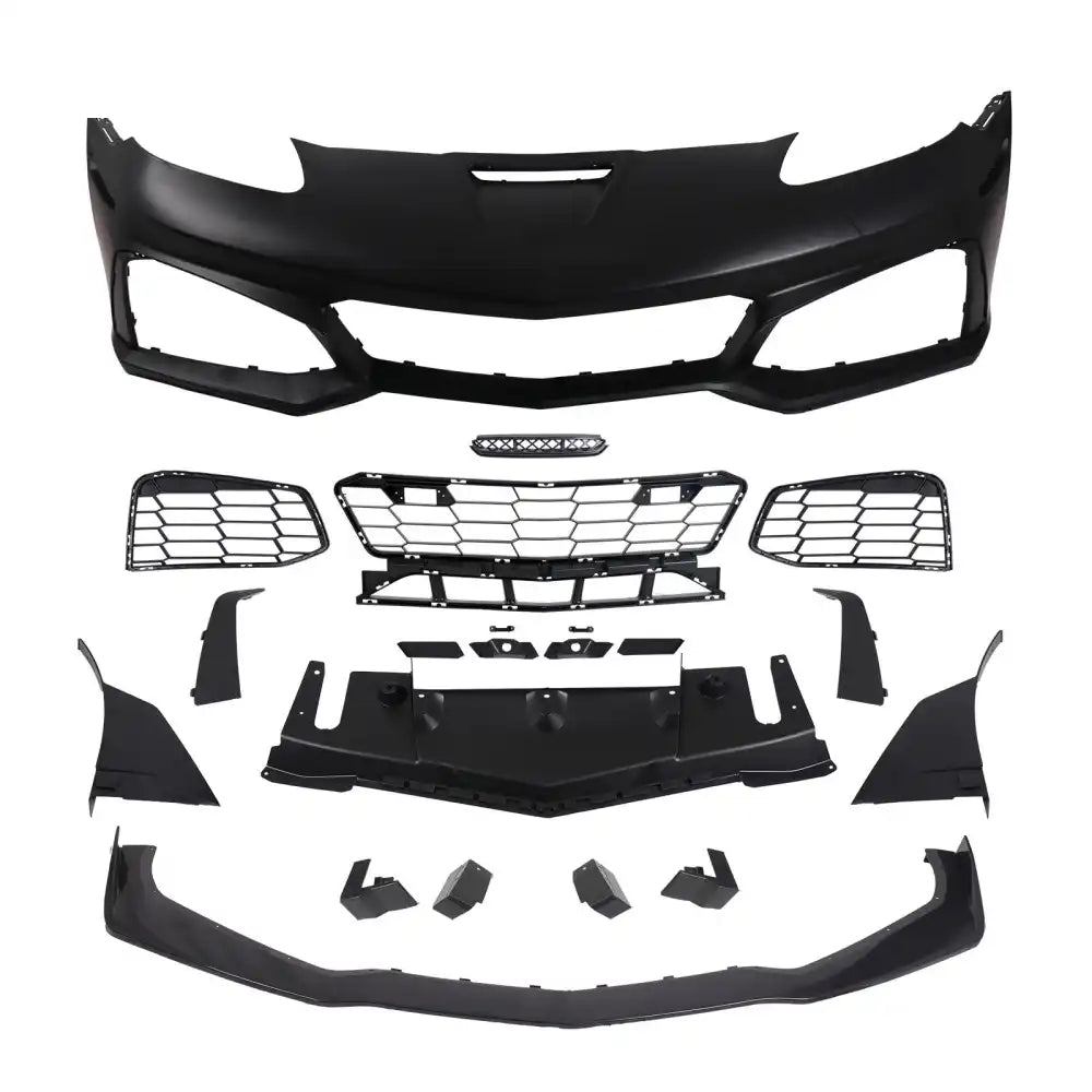 06-13 Chevy Corvette C6 Front Bumper Cover C7 ZR1 Style Conversion