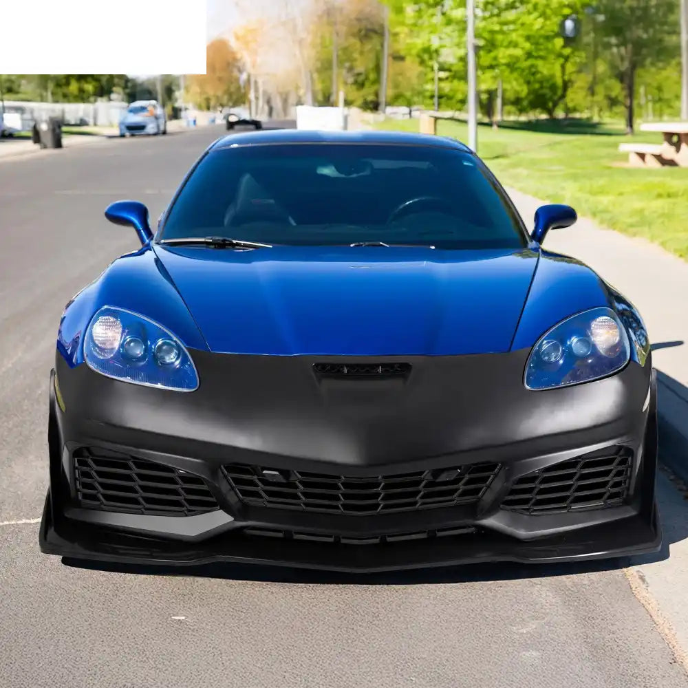06-13 Chevy Corvette C6 Front Bumper Cover C7 ZR1 Style Conversion
