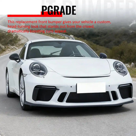 12-19 Porsche 911 991 to 991.2 GT3 Style Front Bumper Conversion +DRL