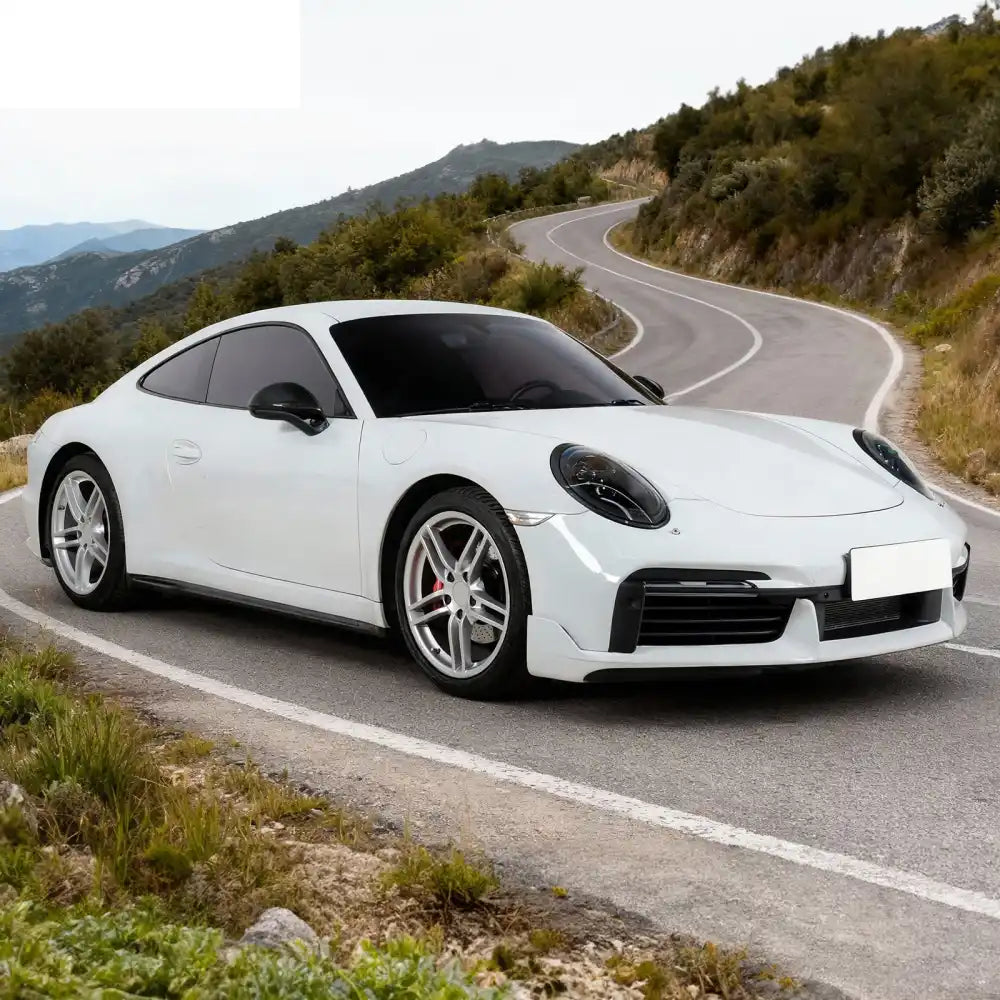 12-19 Porsche 911 991 to 992 Turbo SD Style Front Bumper Cover w/ DRL