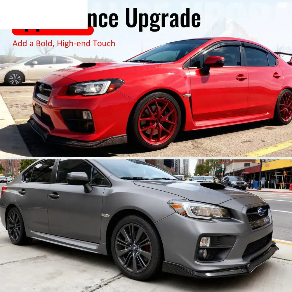 15-21 Subaru WRX STI CS Style Front Bumper Lip 3PC