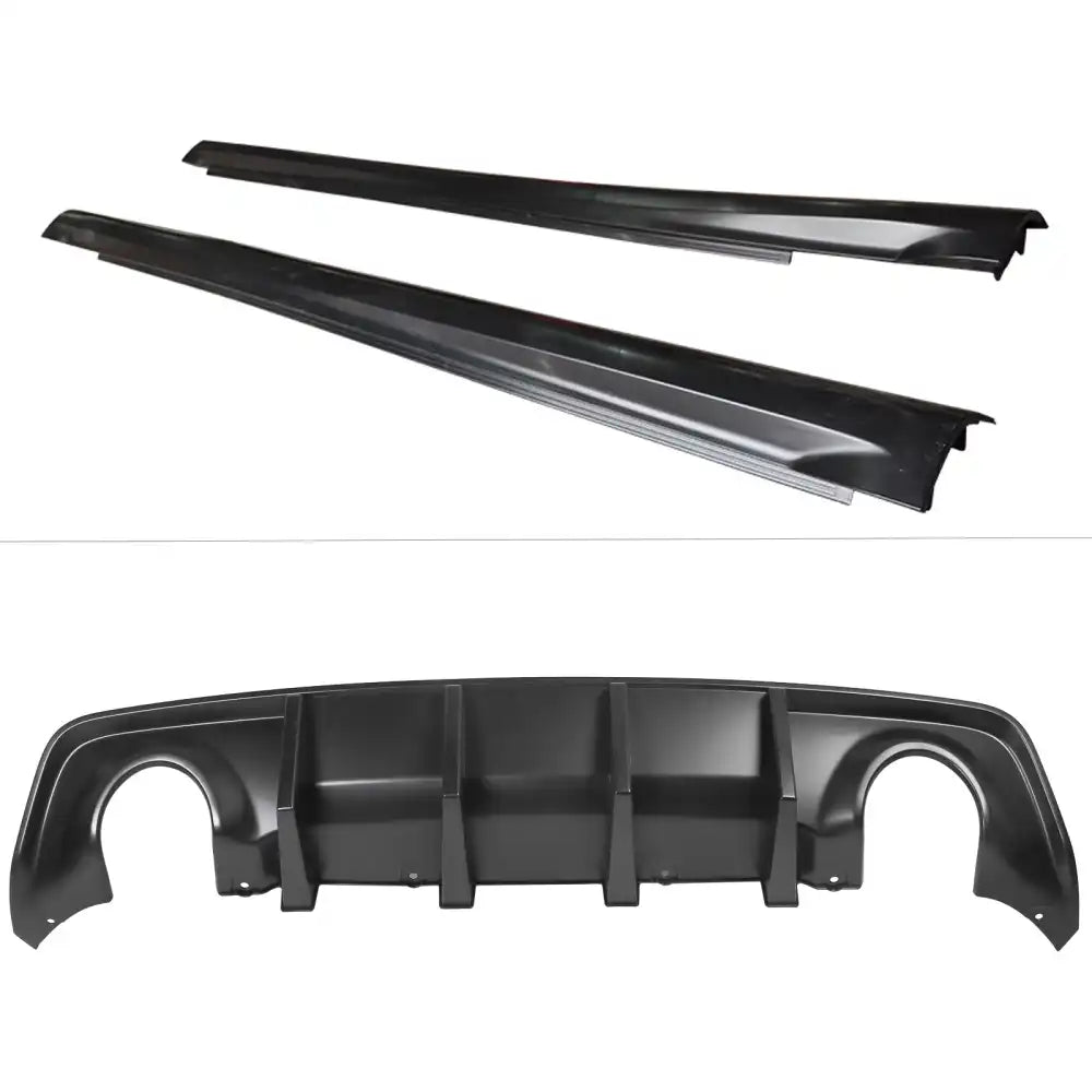 15-23 Dodge Charger Front Rear Bumper Cover with Side Skirts/Diffuser