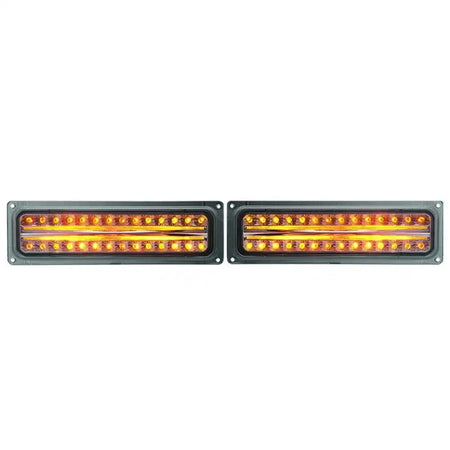 1988-1998 GMC C/K 1500 2500 3500 Smoke LED Front Bumper Parking Lights