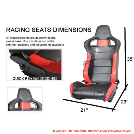 1990-1999 Toyota MR2 W20 SW20 Chassis Racing Seats + Bracket