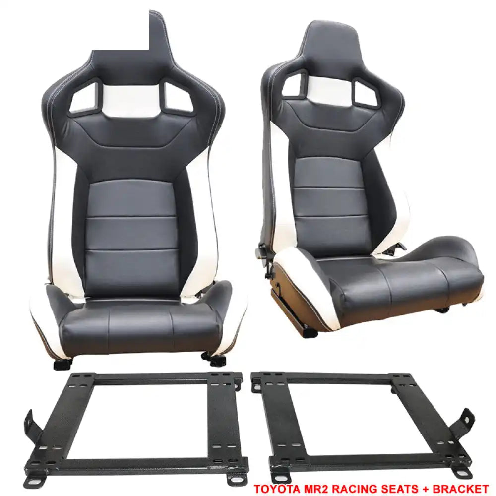 1990-1999 Toyota MR2 W20 SW20 Chassis Racing Seats + Bracket