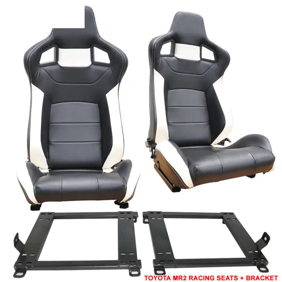1990-1999 Toyota MR2 W20 SW20 Chassis Racing Seats + Bracket