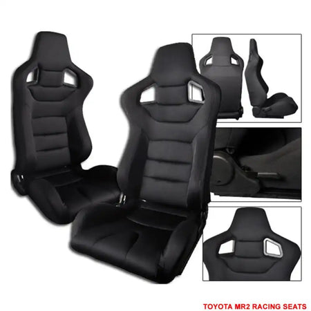 1990-1999 Toyota MR2 W20 SW20 Chassis Racing Seats + Bracket