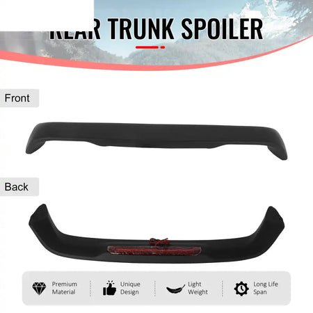 1996-2000 Honda Civic Coupe Rear Trunk Spoiler ABS w/ LED Light