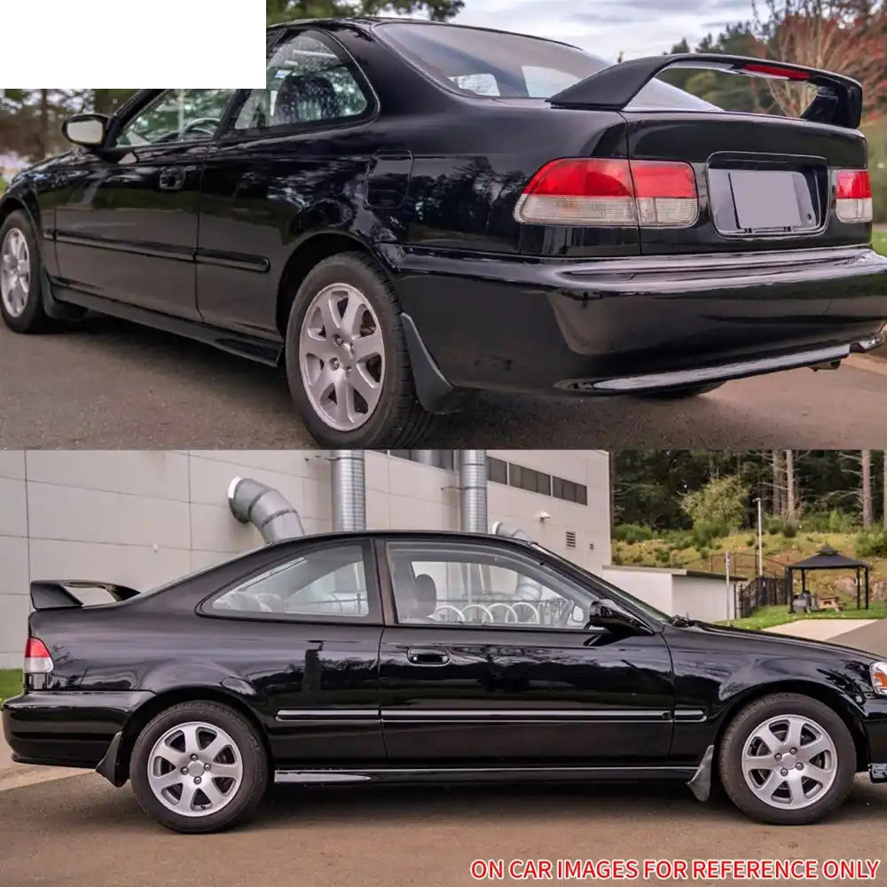 1996-2000 Honda Civic Coupe Rear Trunk Spoiler ABS w/ LED Light
