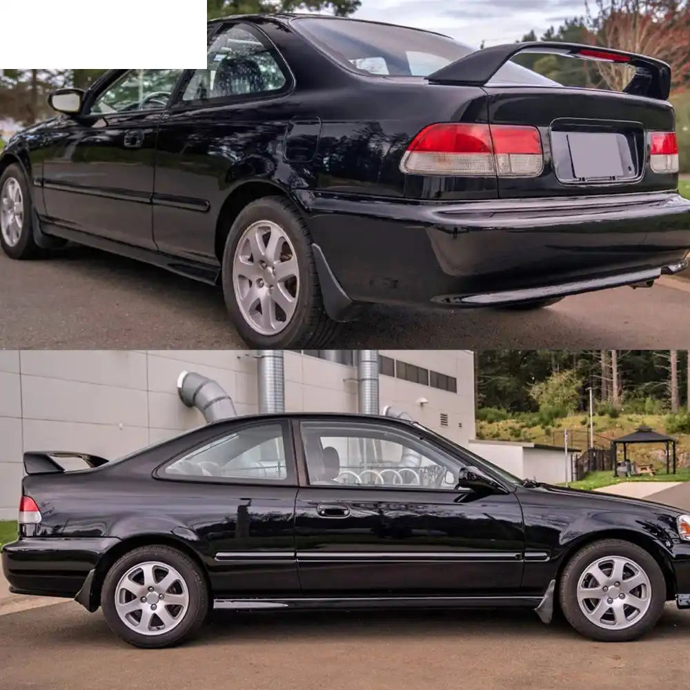 1996-2000 Honda Civic Coupe Rear Trunk Spoiler ABS w/ LED Light