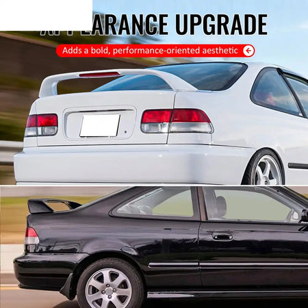 1996-2000 Honda Civic Coupe Rear Trunk Spoiler ABS w/ LED Light
