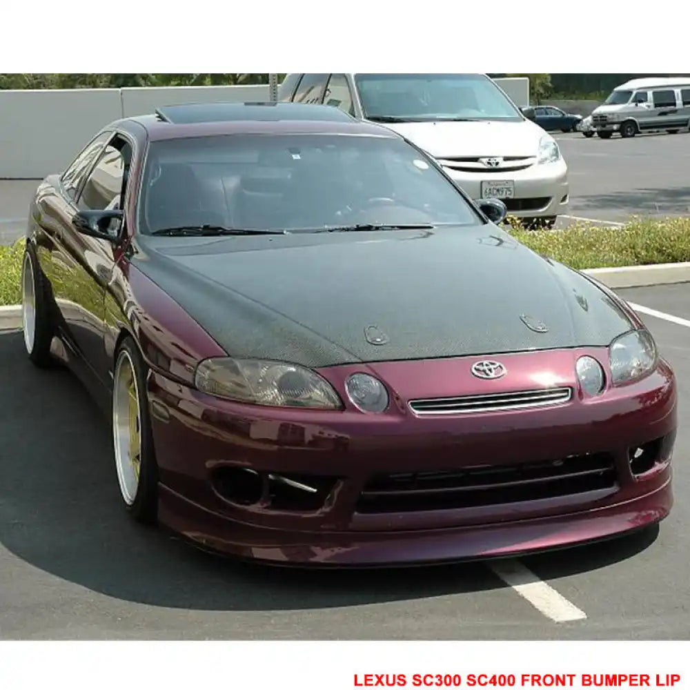 1997-2000 Lexus SC300 SC400 Unpainted Front Lip Splitter Spoiler PU