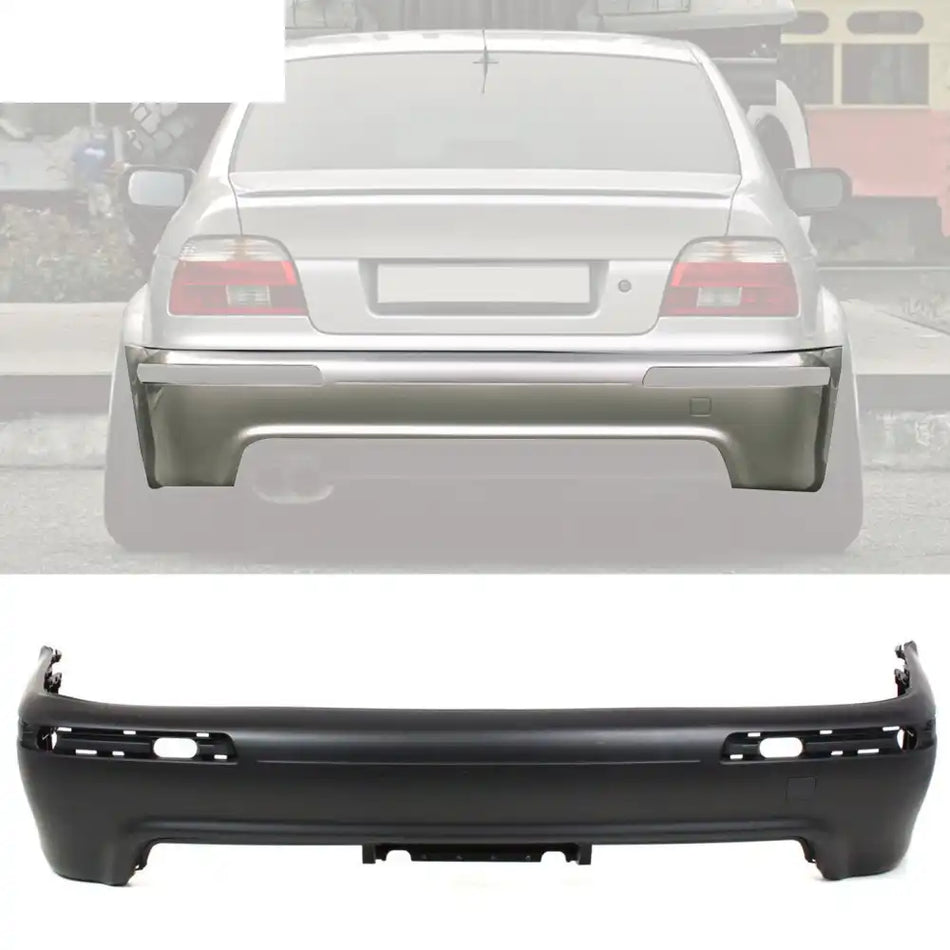 1997-2003 BMW E39 5-Series Unpainted Twin M5 Style Rear Bumper Cover