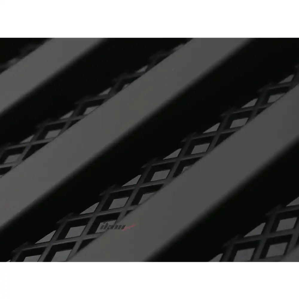1997-2006 Jeep Wrangler TJ V2 Topfire Monster Hood Matte Mesh Grill