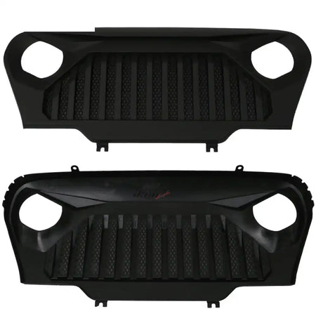 1997-2006 Jeep Wrangler TJ V2 Topfire Monster Hood Matte Mesh Grill