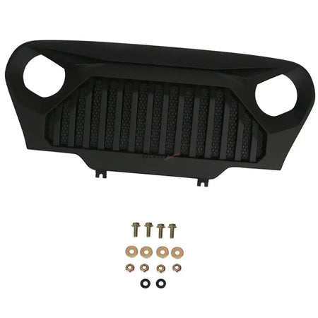 1997-2006 Jeep Wrangler TJ V2 Topfire Monster Hood Matte Mesh Grill