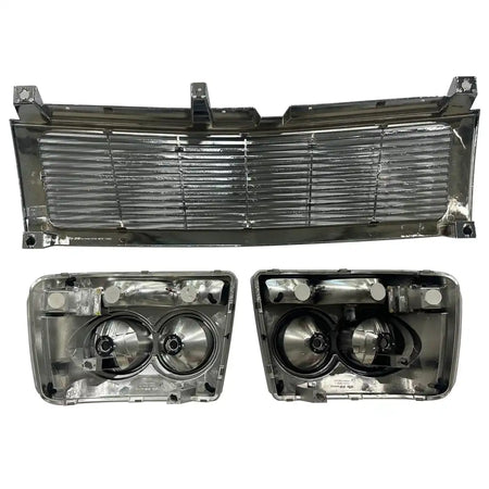 1999-2002 Silverado Range Rover Style Front Upper Grille W/Headlights