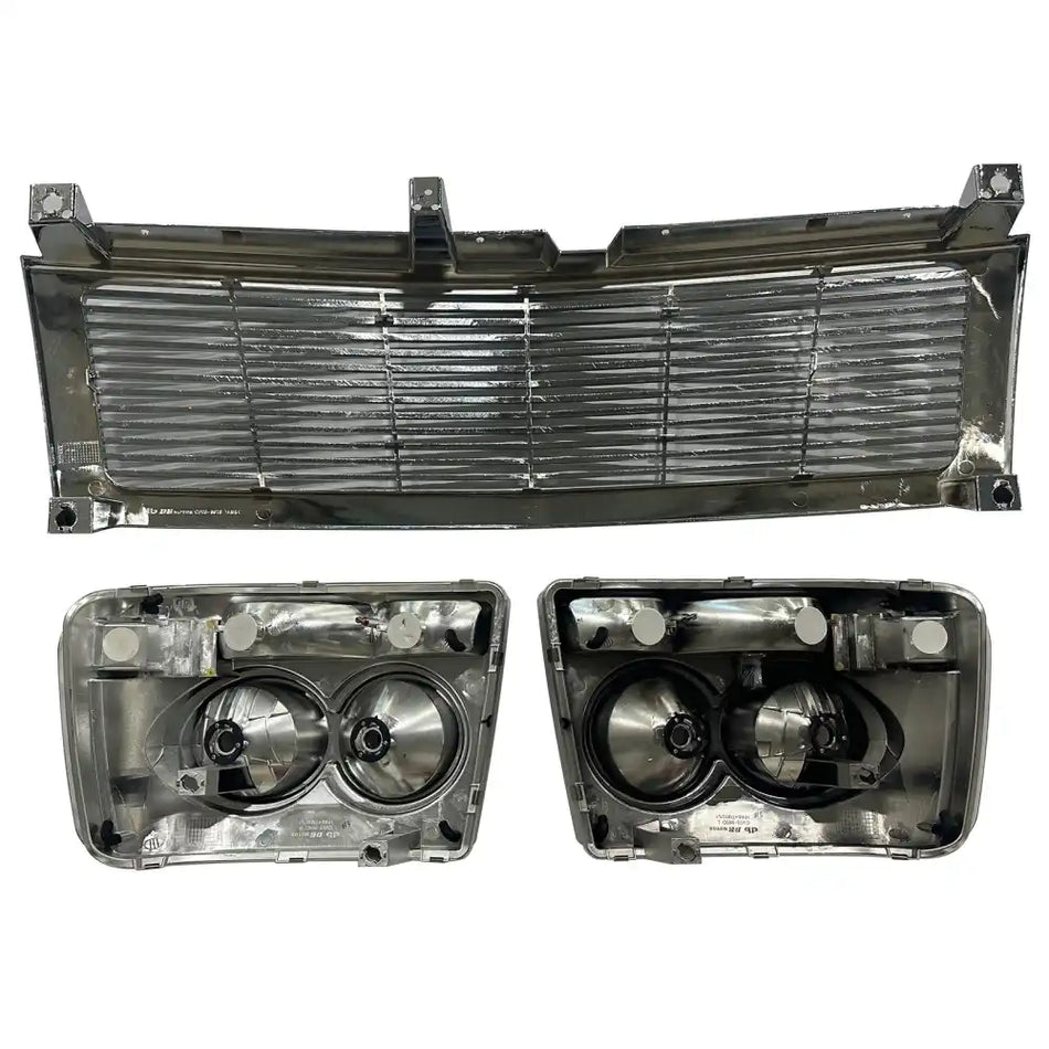 1999-2002 Silverado Range Rover Style Front Upper Grille W/Headlights