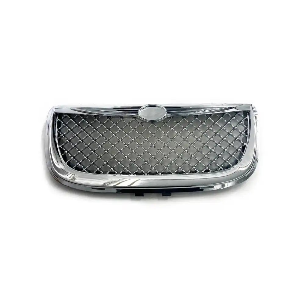 1999-2004 Chrysler 300M Chrome Front Bumper Hood Upper Mesh Grille Black & Silver