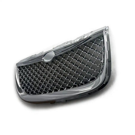 1999-2004 Chrysler 300M Chrome Front Bumper Hood Upper Mesh Grille Black & Silver