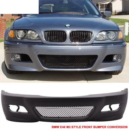 1999-2006 BMW E46 323i 325i 330i Sedan Front Bumper Cover Conversion