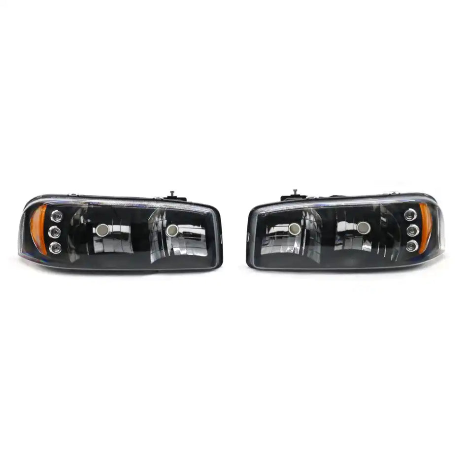 1999-2006 GMC Sierra/2000-2006 Yukon 1500 2500 Front Headlights Lamp