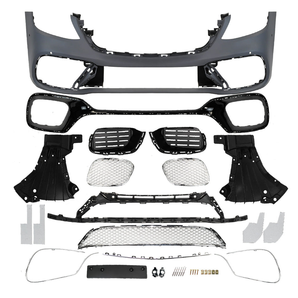 2018-2020 Mercedes Benz S Class W222 S65 Style Front Bumper