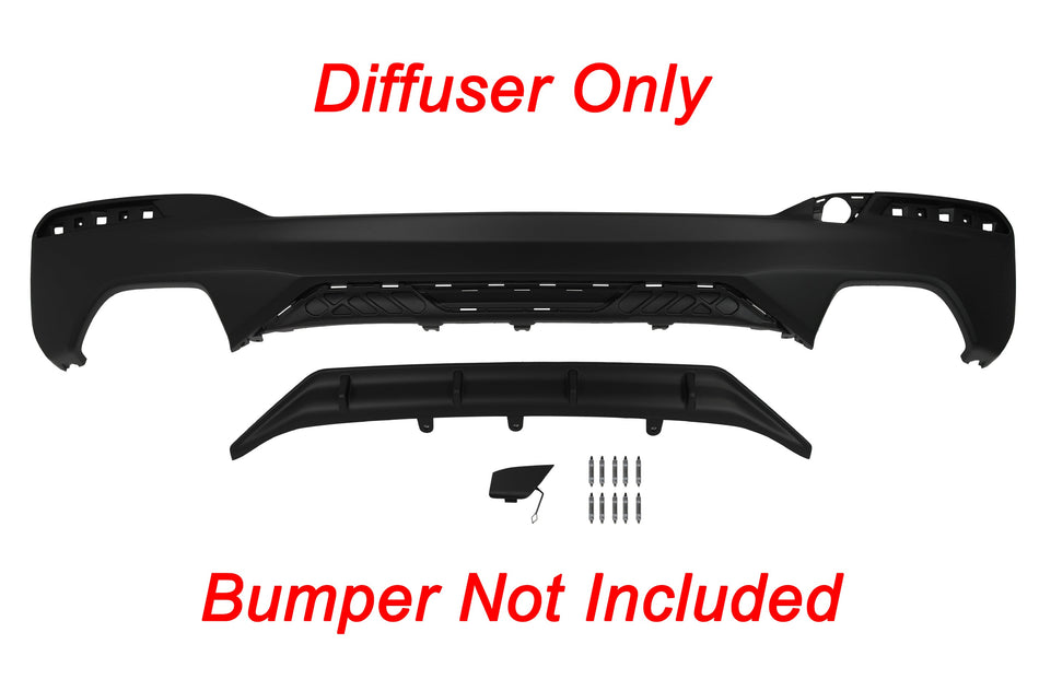 2017-2020 BMW G30 PRE-LCI M-Performance Style Rear Diffuser Only