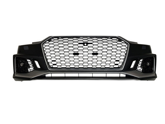 2017-2019 B9 Audi A4, RS4 Style Front Bumper W/ Grille