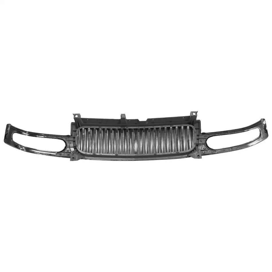 2000-2006 GMC Yukon Vertical Style Front Bumper Grille Chrome ABS