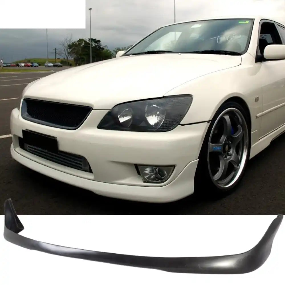 2001-2005 Lexus IS300 Altezza SXE10 Type-R Front Bumper Lip Spoiler Unpainted Black