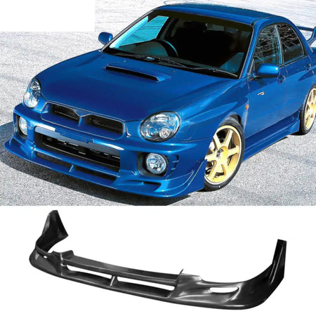 2002-2003 Subaru Impreza WRX Sti CW style Black Front Bumper Lip PU
