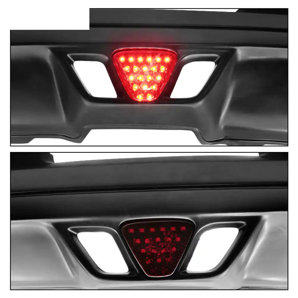 2002-2004 Acura RSX Mugen Style Rear Lip Diffuser LED Brake Light PU