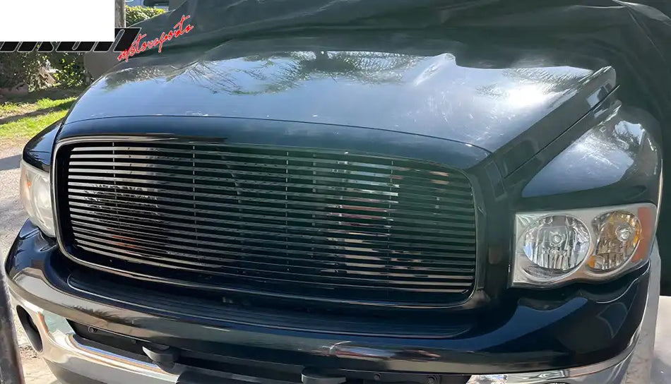 2002-2005 Dodge Ram 1500 2500 3500 Z Style Black Bumper Grille ABS