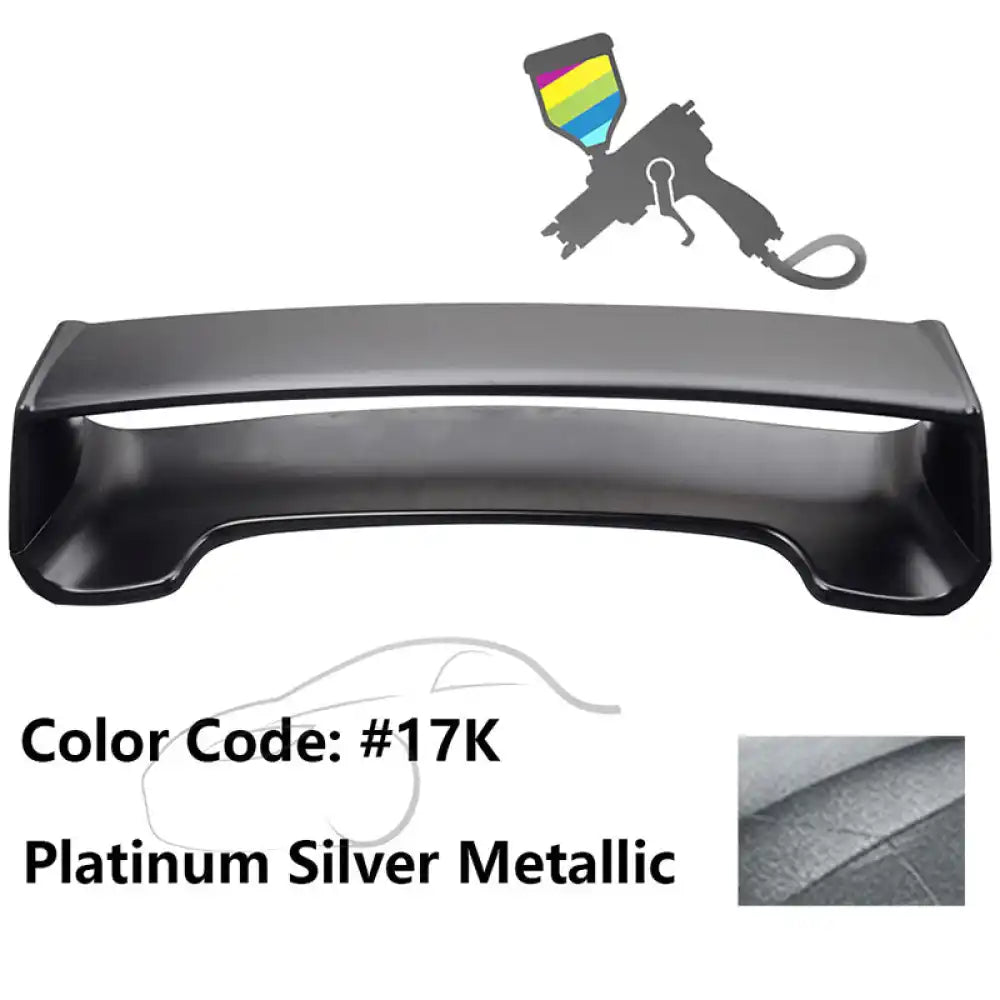 2002-2007 Subaru Impreza WRX Sti OE Trunk Spoiler w/ 3RD Brake Light Painted #17K Platinum Silver Metallic