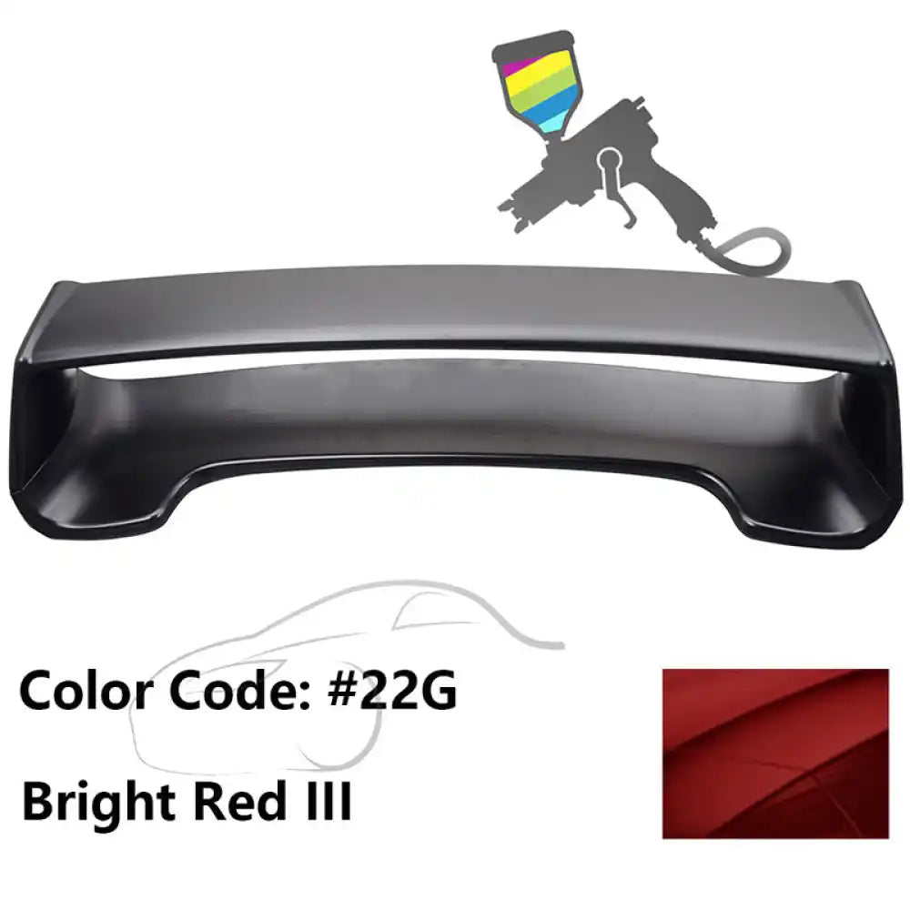 2002-2007 Subaru Impreza WRX Sti OE Trunk Spoiler w/ 3RD Brake Light Painted #22G Bright Red III/San Remo Red