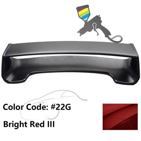 2002-2007 Subaru Impreza WRX Sti OE Trunk Spoiler w/ 3RD Brake Light Painted #22G Bright Red III/San Remo Red