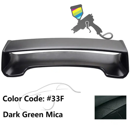 2002-2007 Subaru Impreza WRX Sti OE Trunk Spoiler w/ 3RD Brake Light Painted #33F Dark Green Mica