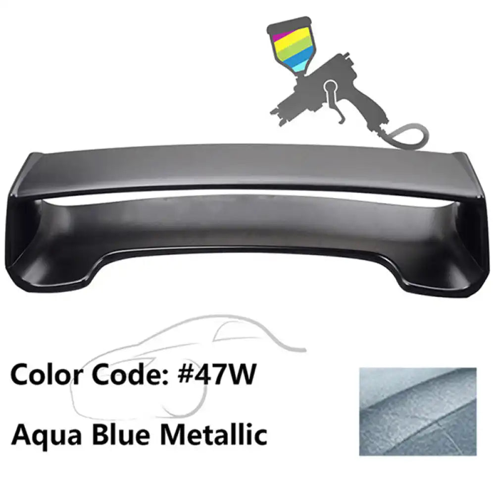 2002-2007 Subaru Impreza WRX Sti OE Trunk Spoiler w/ 3RD Brake Light Painted #47W Aqua Blue Metallic