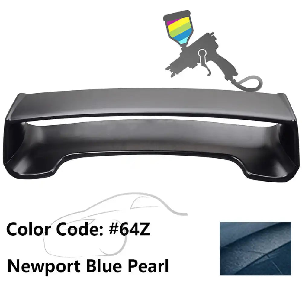 2002-2007 Subaru Impreza WRX Sti OE Trunk Spoiler w/ 3RD Brake Light Painted #64Z Newport Blue Pearl