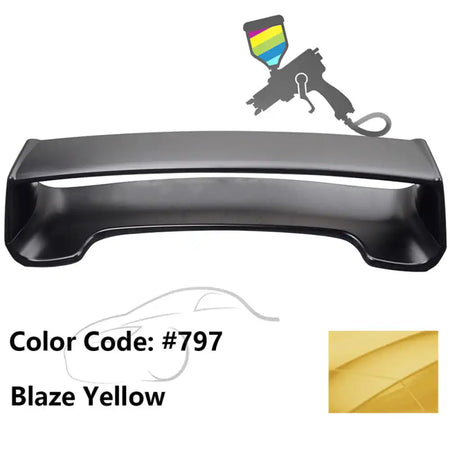 2002-2007 Subaru Impreza WRX Sti OE Trunk Spoiler w/ 3RD Brake Light Painted #797 Blaze Yellow