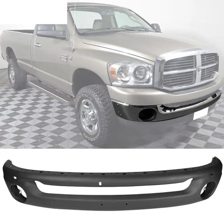 2002-2009 Dodge Ram 1500 2500 Front Bumper Face Bar Cover Conversion Black