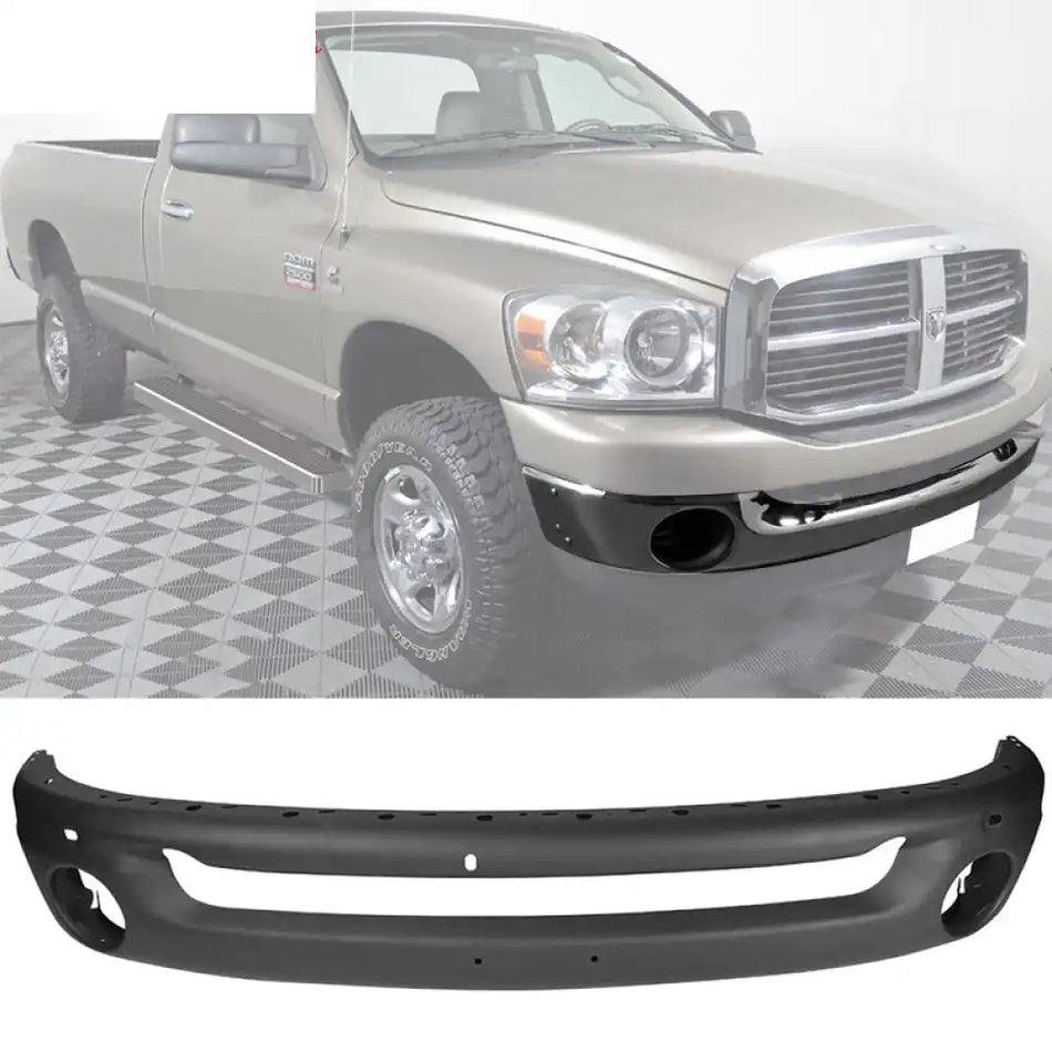 2002-2009 Dodge Ram 1500 2500 Front Bumper Face Bar Cover Conversion Black