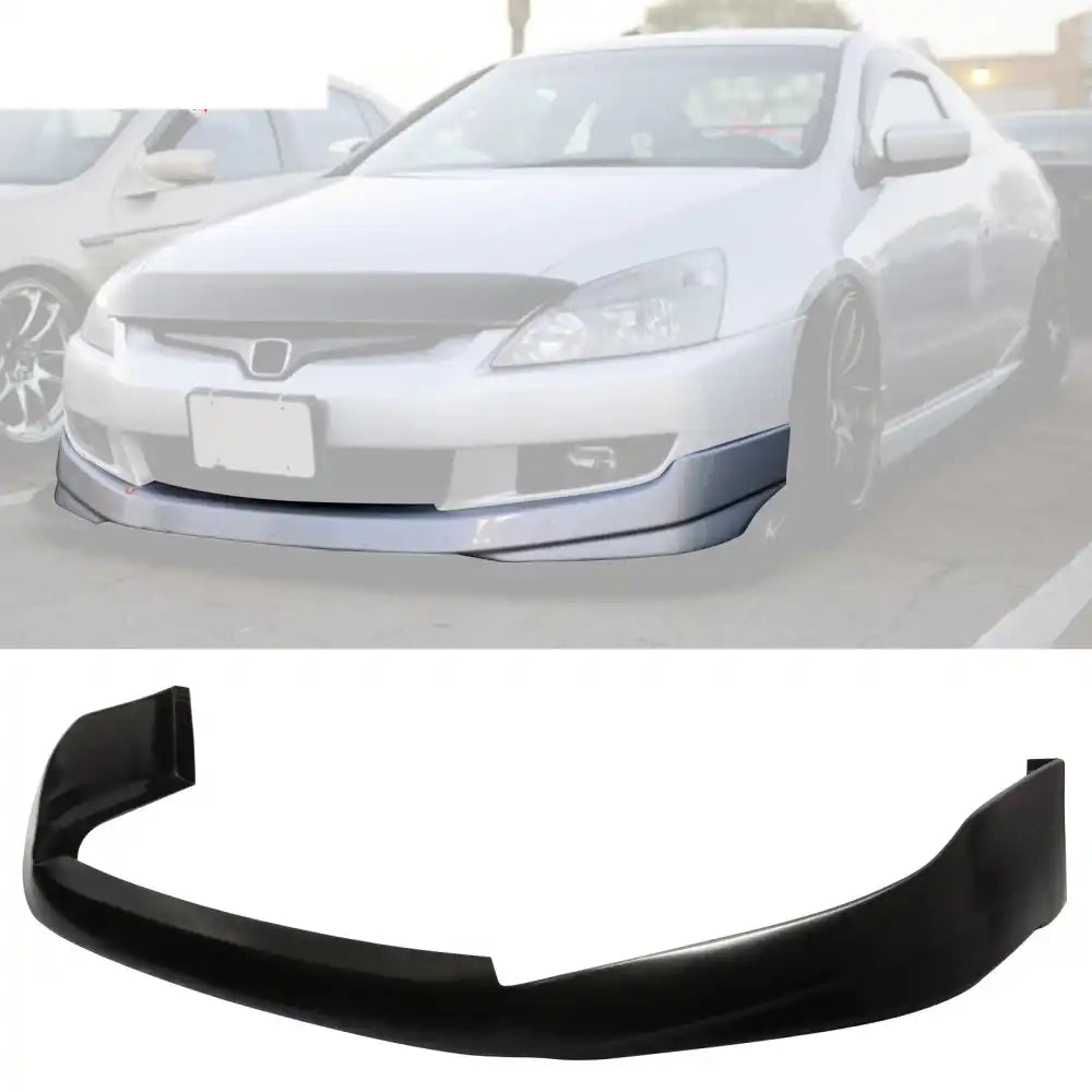 2003-05 Honda Accord 2Dr HFP Style Black Front Lip Splitter Spoiler PU