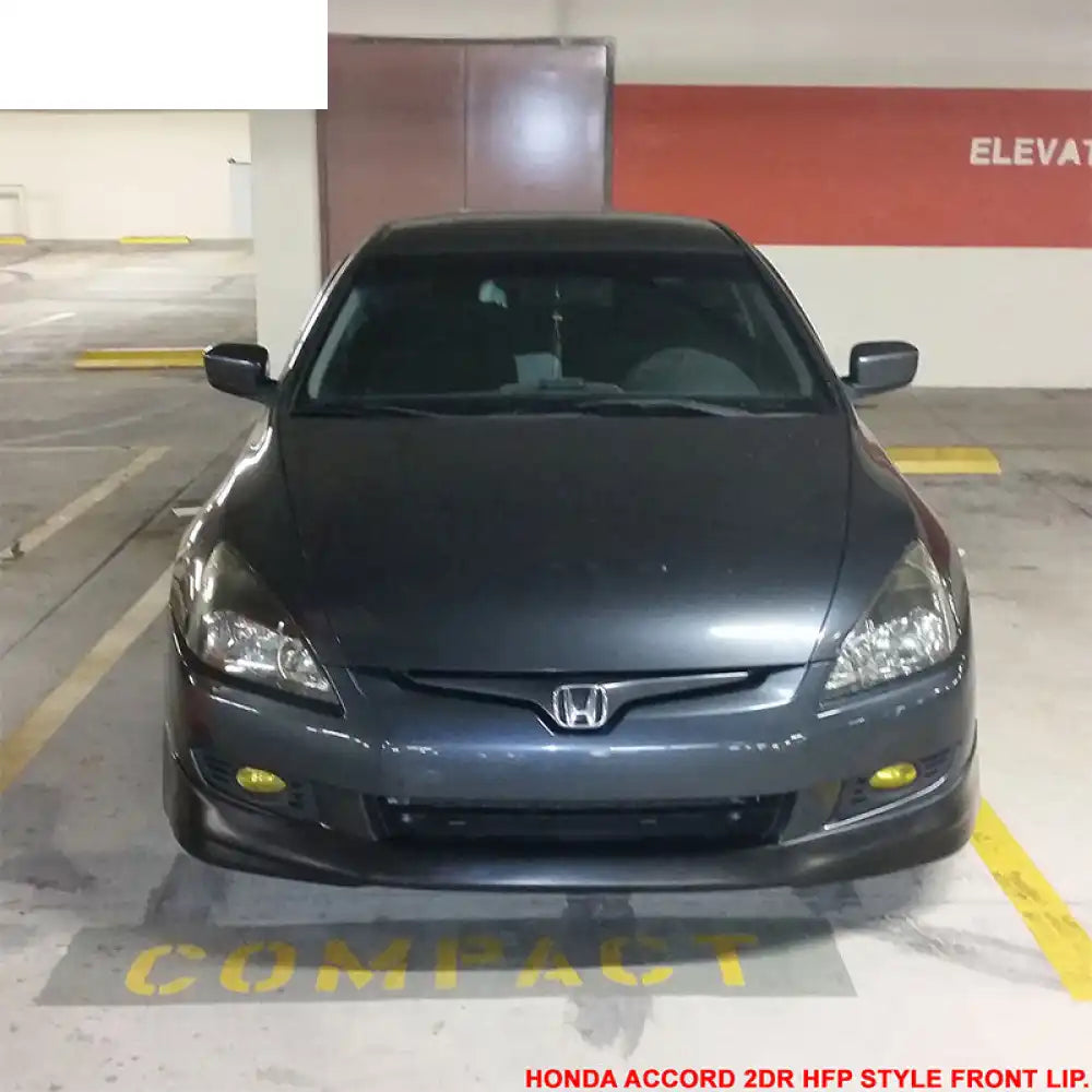 2003-2005 Honda Accord Coupe HFP Style Unpainted Front Bumper Lip PU