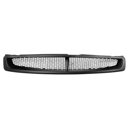 2003-2007 Infiniti G35 Coupe 2-Door JDM Style Front Bumper Upper Grille Replacement Matte Black ABS Matte Black