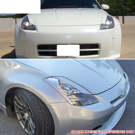 2003-2008 Nissan 350Z 2Dr Headlight Eyelids Eyebrows Cover ABS