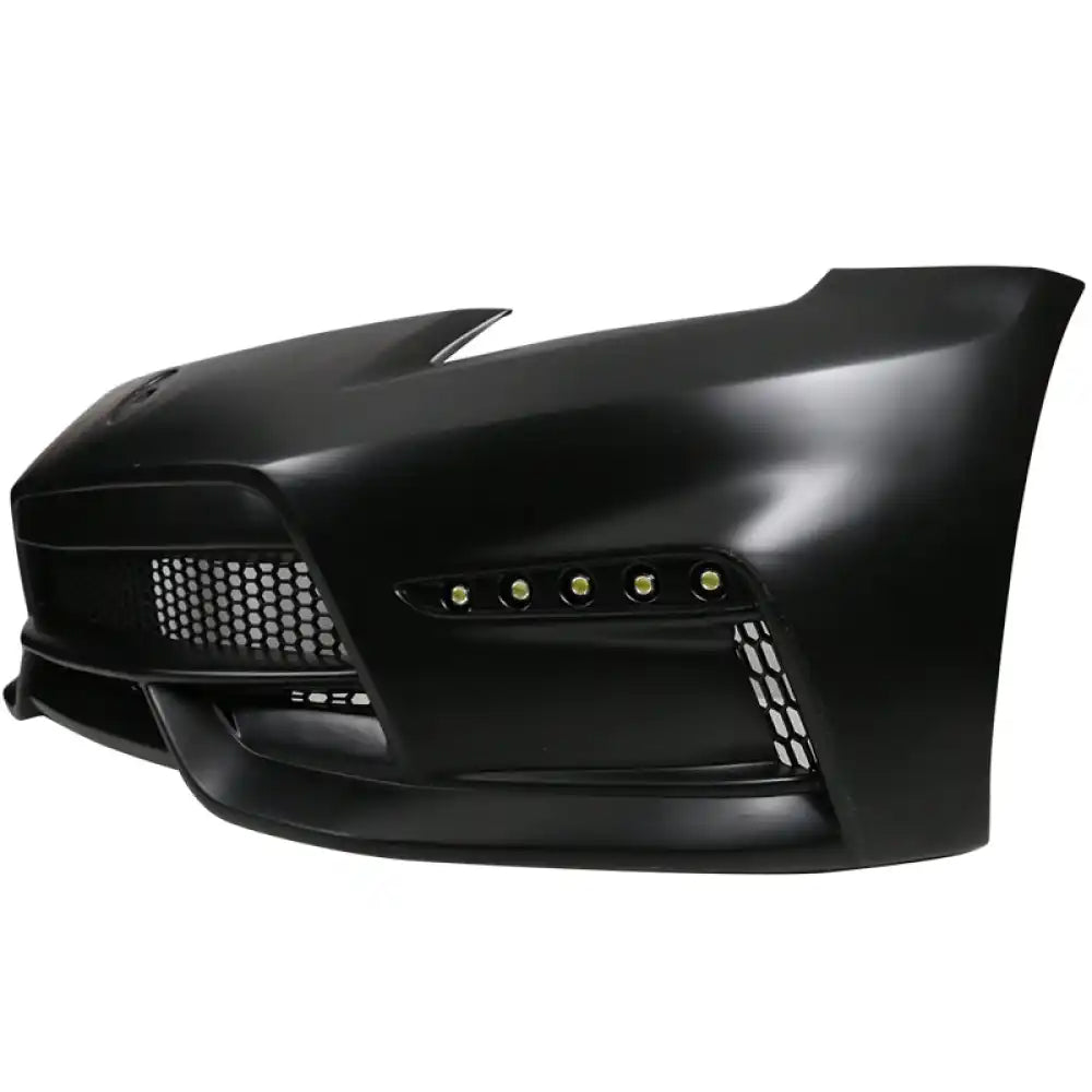 2003-2008 Nissan 350z to 370z Front Bumper Conversion NIS Style Black PP