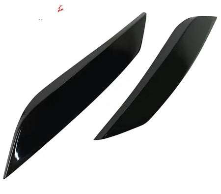 2003-2009 Nissan 350Z Painted #KH3 Black Headlight Eyelids Eyebrows Painted #KH3 Black Obsidian/Super Black