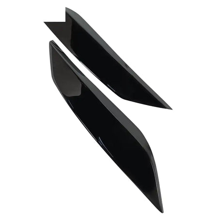 2003-2009 Nissan 350Z Painted #KH3 Black Headlight Eyelids Eyebrows Painted #KH3 Black Obsidian/Super Black